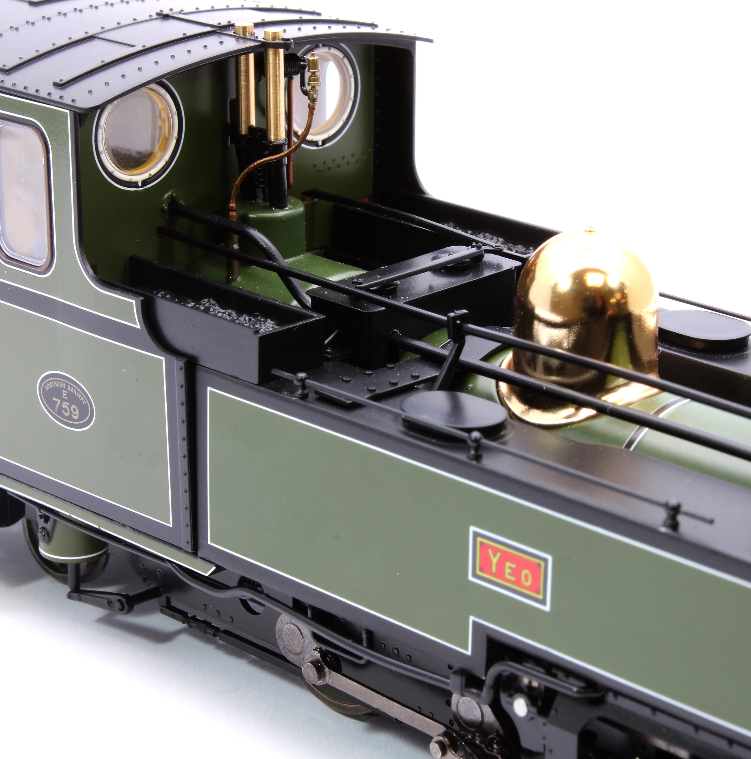 LHT-7NS-005D Lynton & Barnstaple Manning Wardle 2-6-2 YEO Southern Livery 1927-1929 (late Cab) DCC Fitted - Image 11