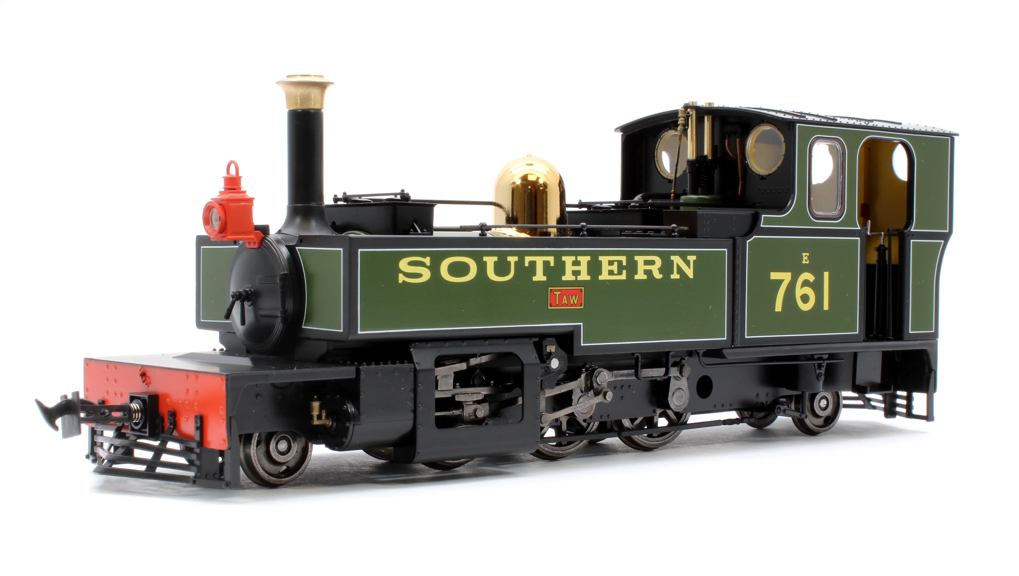 LHT-7NS-006D Lynton & Barnstaple Manning Wardle 2-6-2 TAW Southern Livery 1930-1931 (late Cab) - DCC Fitted