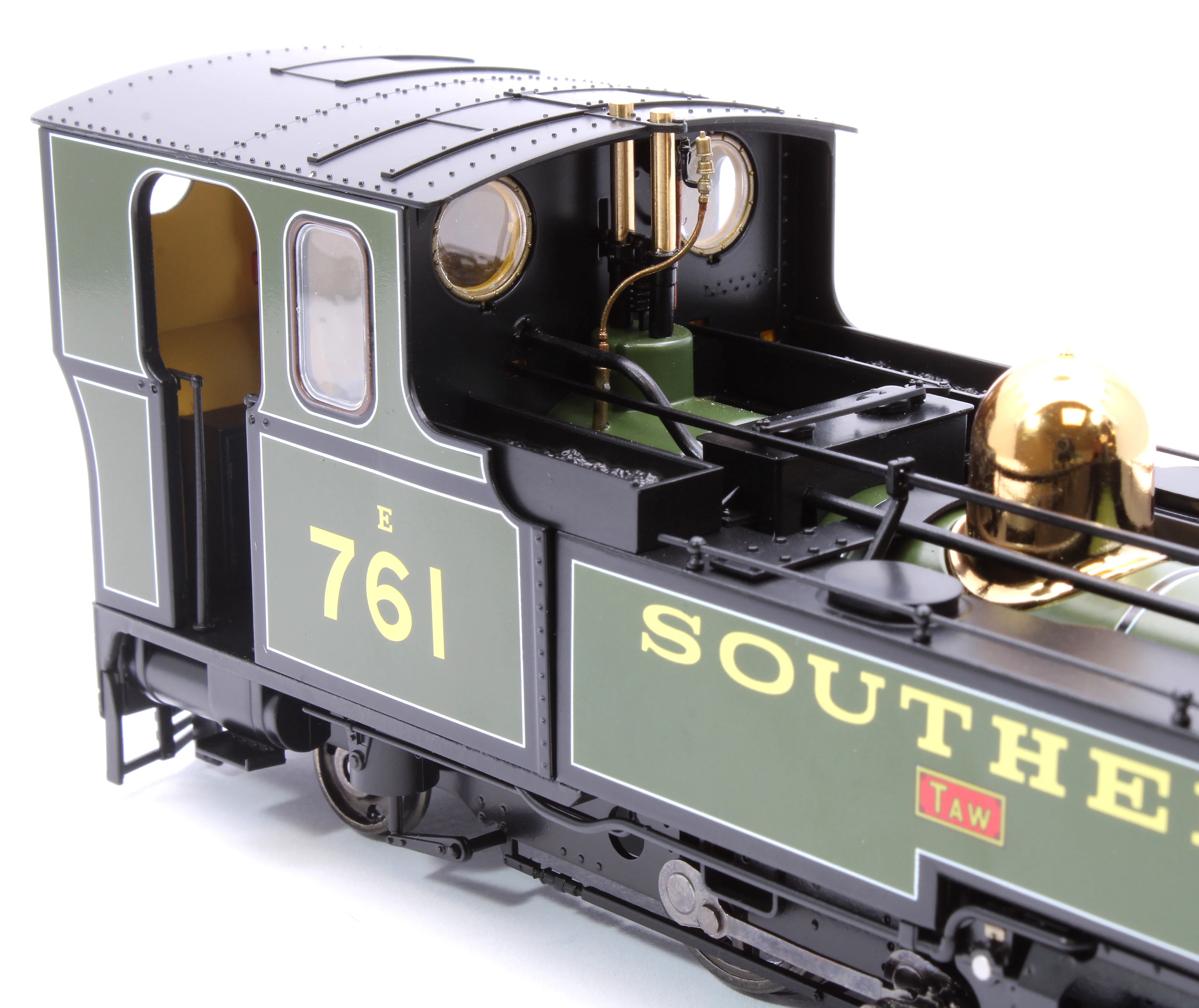 LHT-7NS-006D Lynton & Barnstaple Manning Wardle 2-6-2 TAW Southern Livery 1930-1931 (late Cab) - DCC Fitted - Image 11