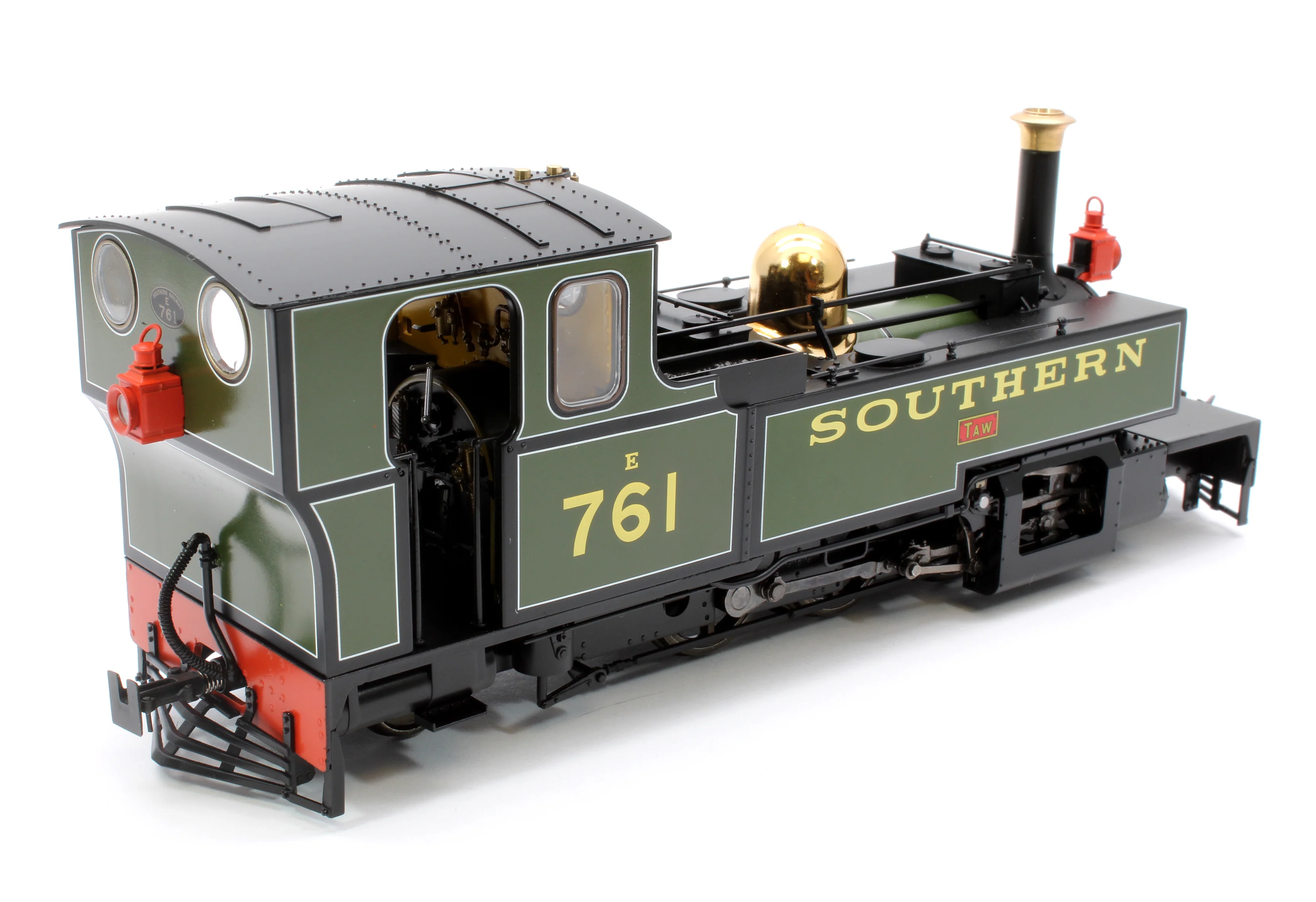 LHT-7NS-006D Lynton & Barnstaple Manning Wardle 2-6-2 TAW Southern Livery 1930-1931 (late Cab) - DCC Fitted - Image 9