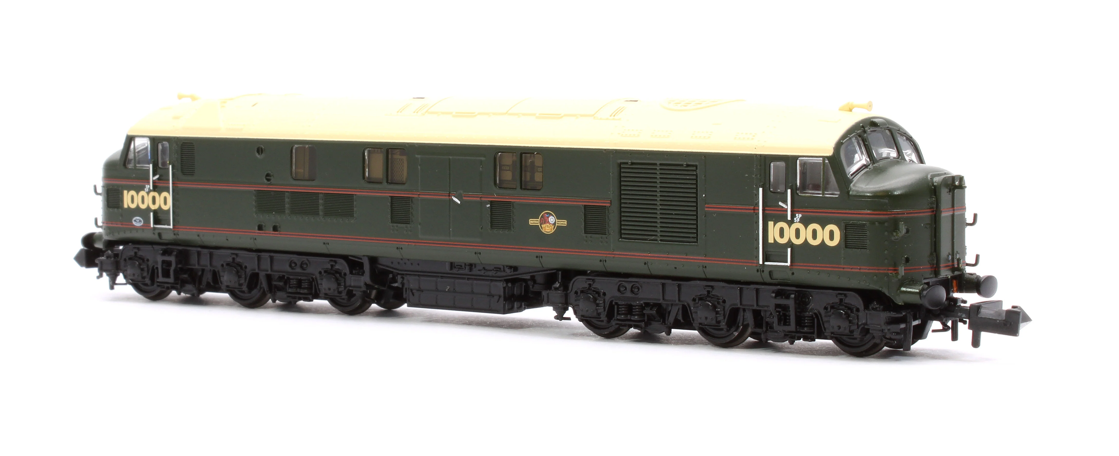 372-916 LMS 10000 BR Lined Green (Late Crest) Diesel Locomotive - Image 4