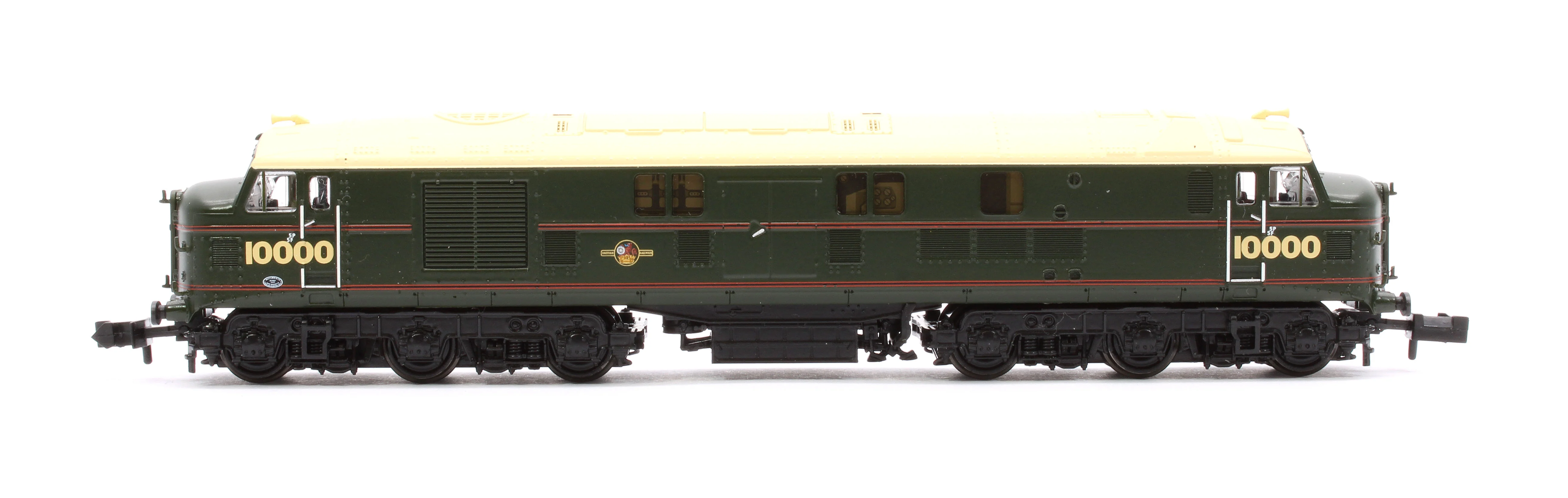 372-916 LMS 10000 BR Lined Green (Late Crest) Diesel Locomotive - Image 5