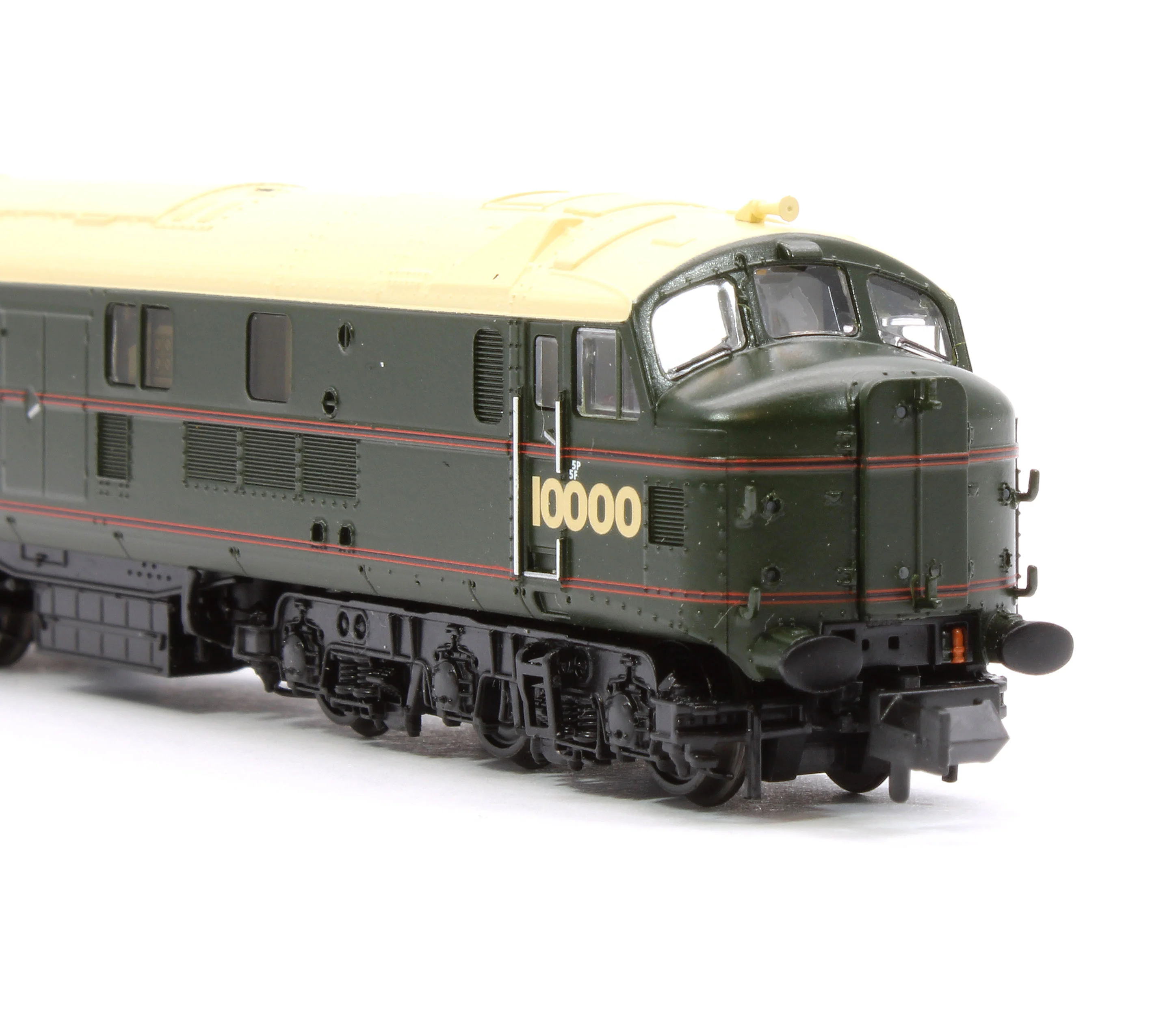 372-916 LMS 10000 BR Lined Green (Late Crest) Diesel Locomotive - Image 9