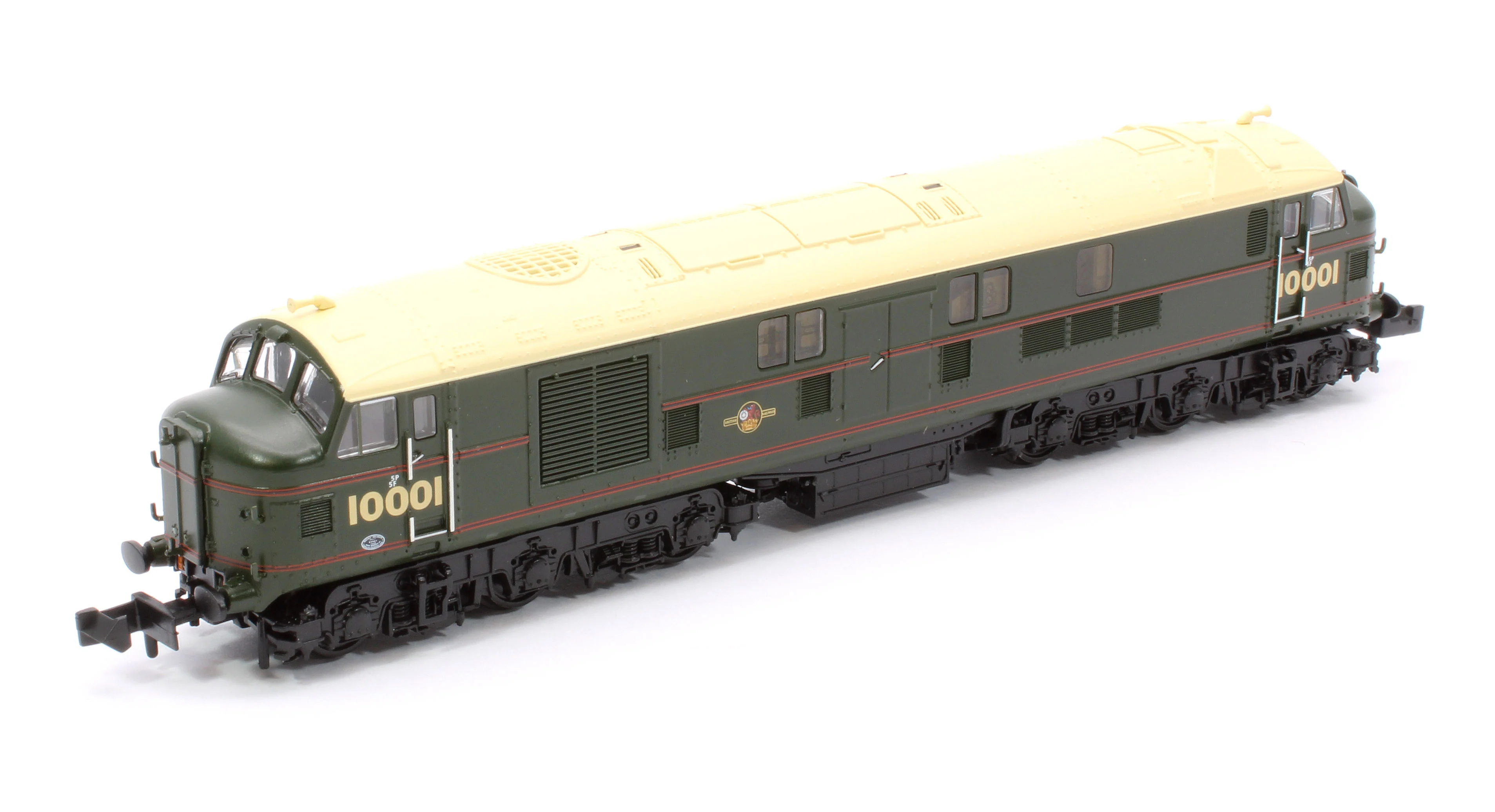 372-917SF LMS 10001 BR Lined Green (Late Crest) Diesel Locomotive - DCC Sound - Image 10