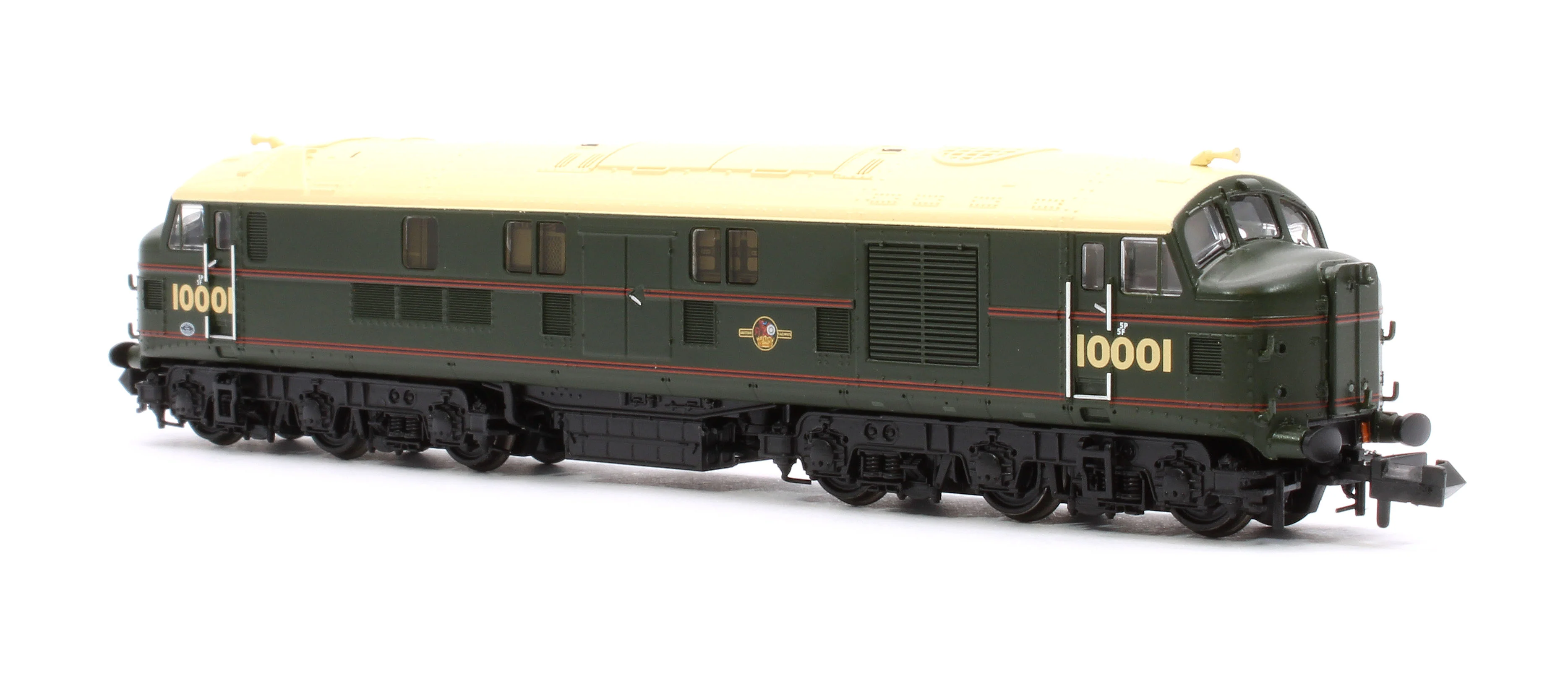 372-917SF LMS 10001 BR Lined Green (Late Crest) Diesel Locomotive - DCC Sound - Image 4