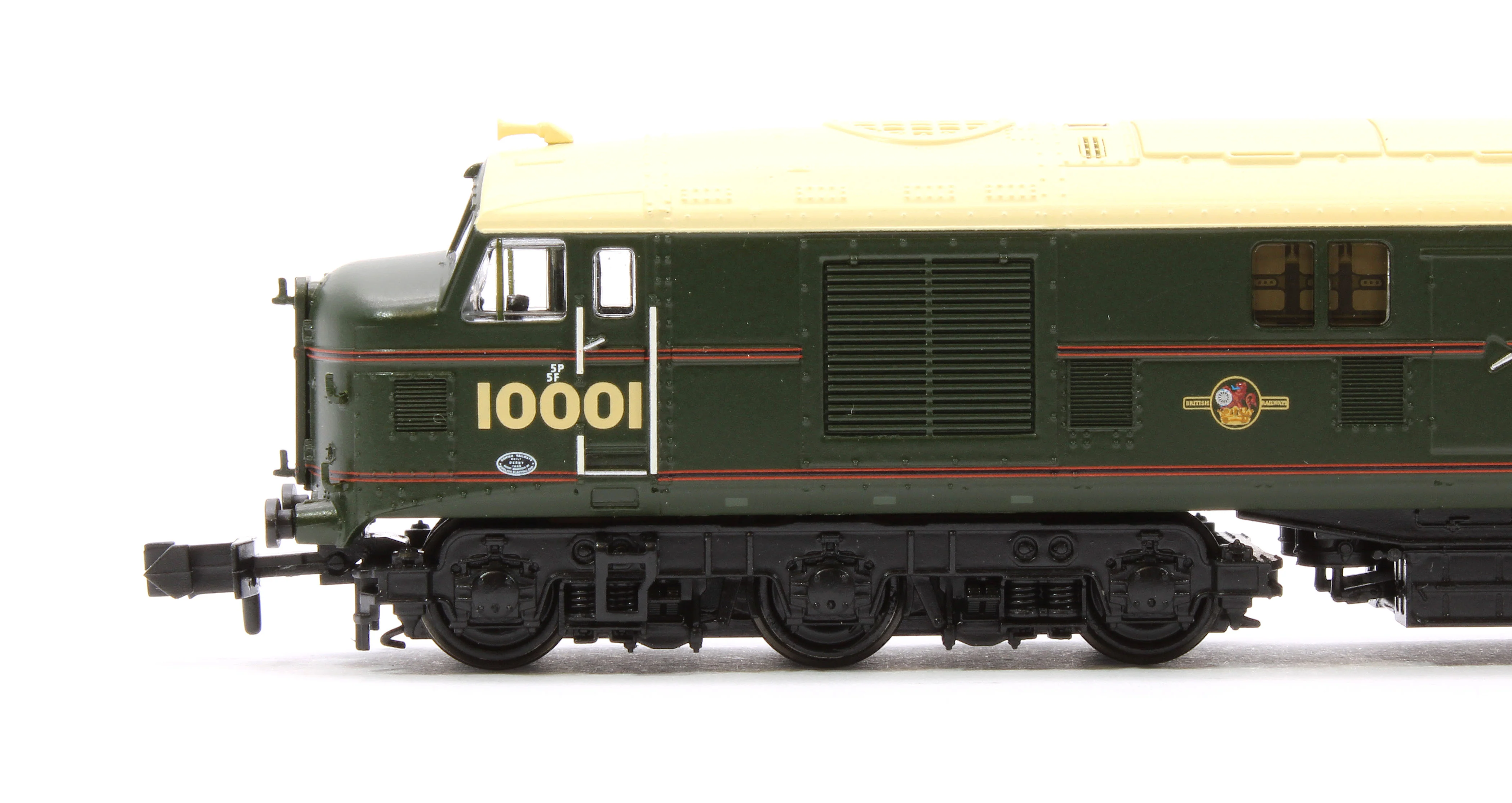 372-917SF LMS 10001 BR Lined Green (Late Crest) Diesel Locomotive - DCC Sound - Image 6