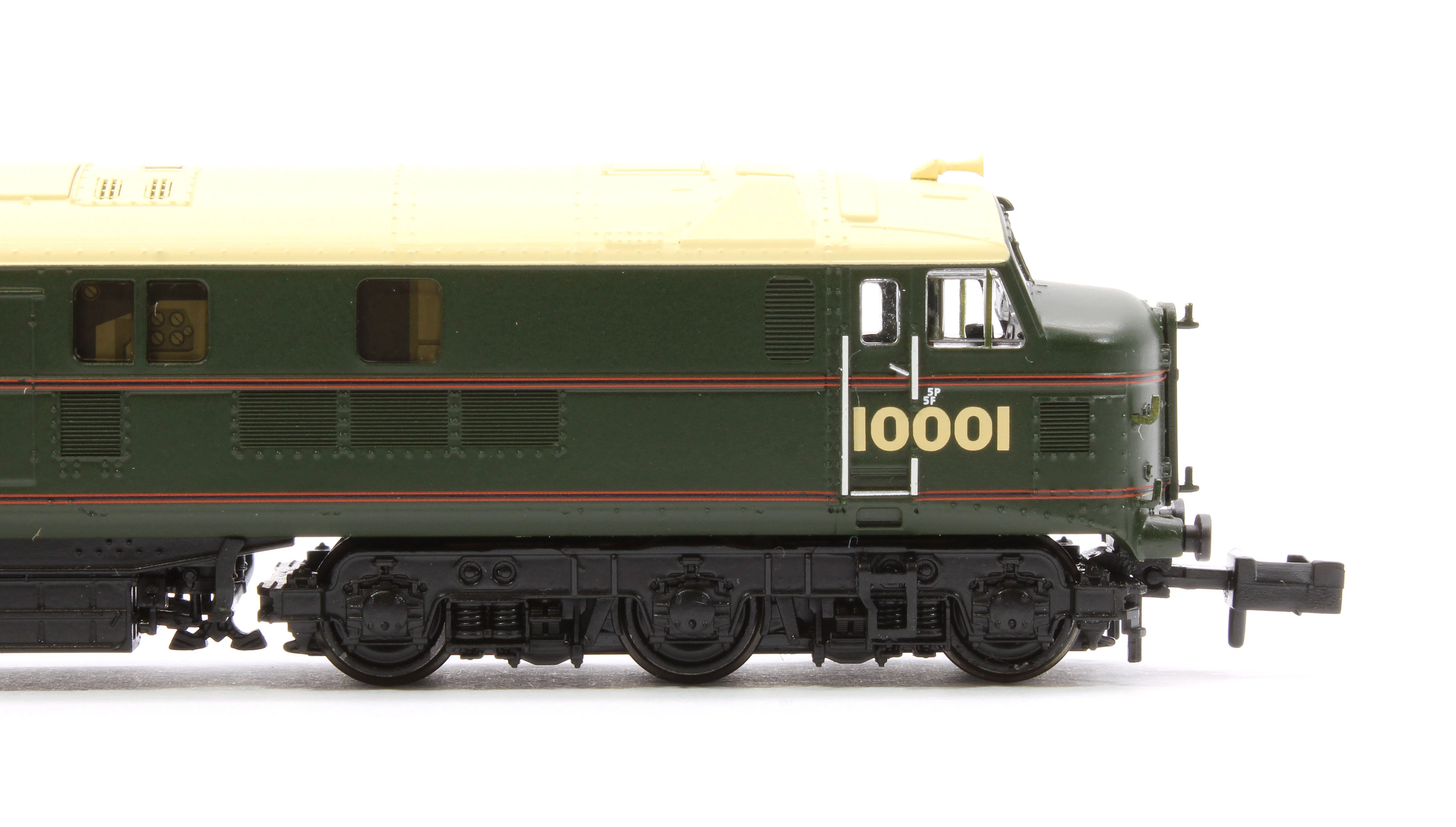 372-917SF LMS 10001 BR Lined Green (Late Crest) Diesel Locomotive - DCC Sound - Image 7