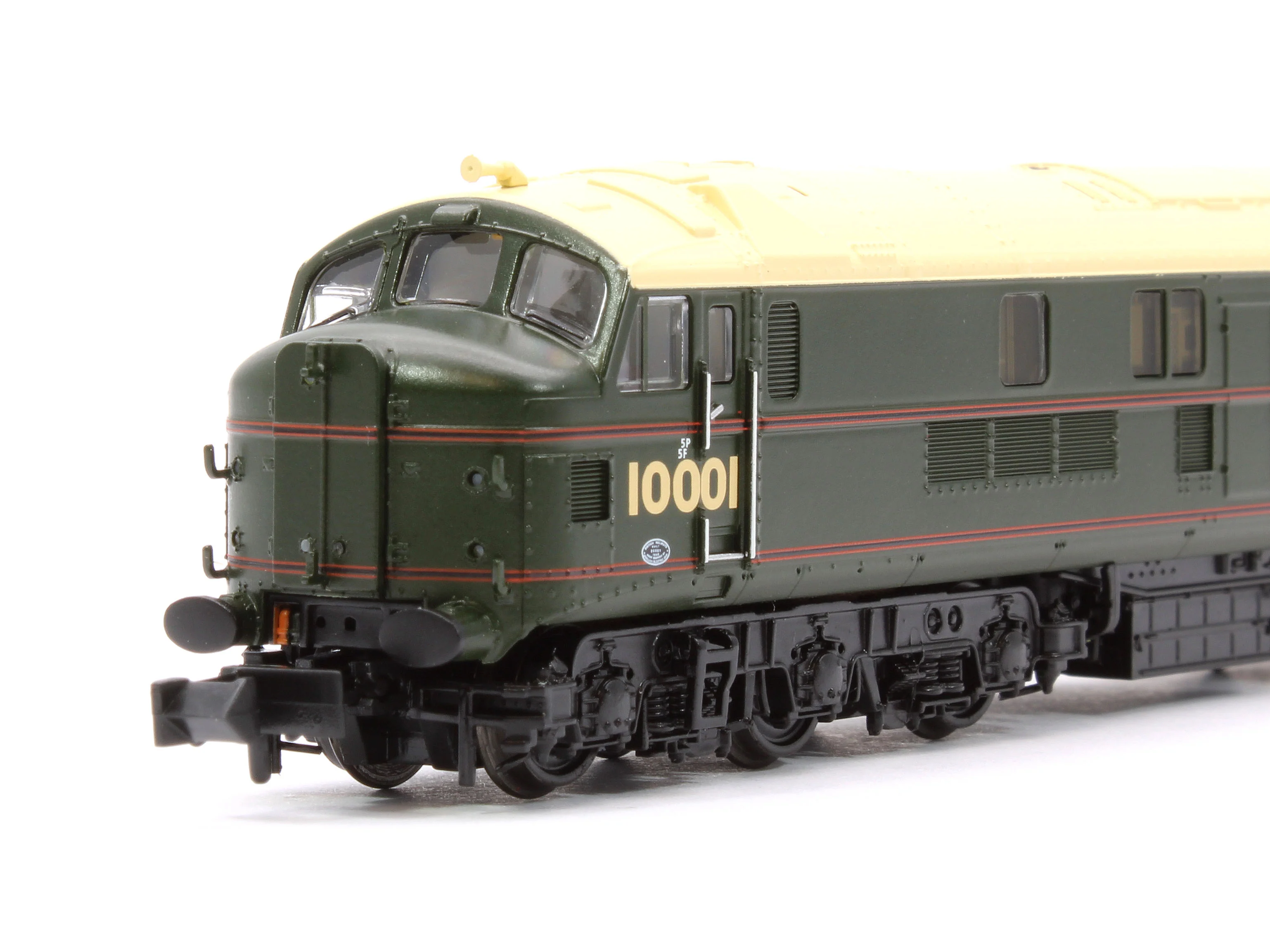 372-917SF LMS 10001 BR Lined Green (Late Crest) Diesel Locomotive - DCC Sound - Image 8