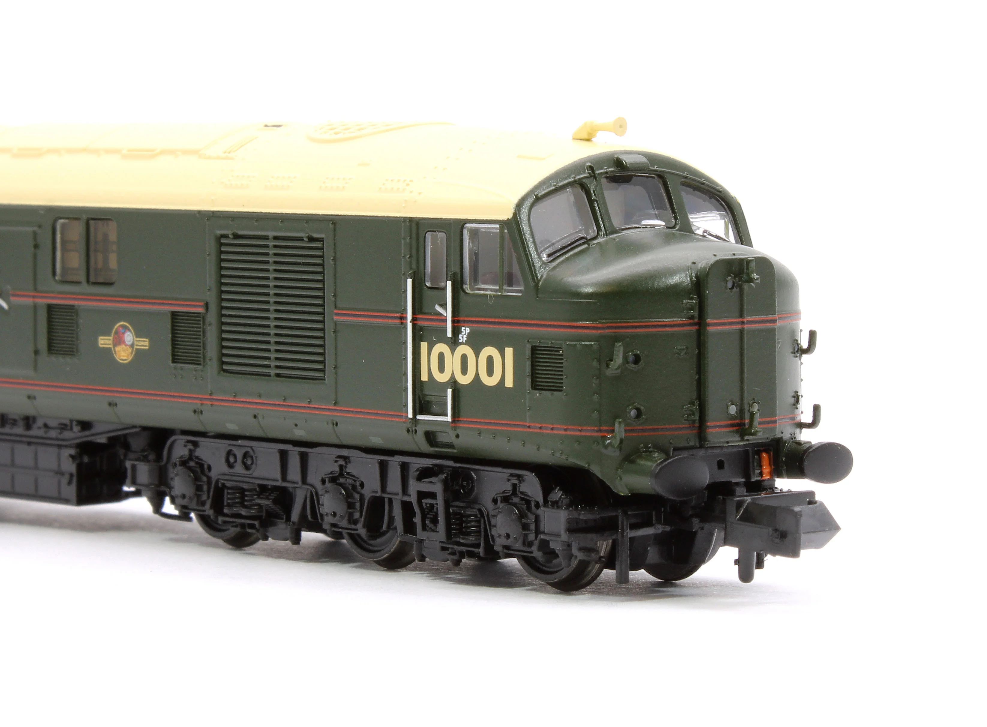 372-917SF LMS 10001 BR Lined Green (Late Crest) Diesel Locomotive - DCC Sound - Image 9