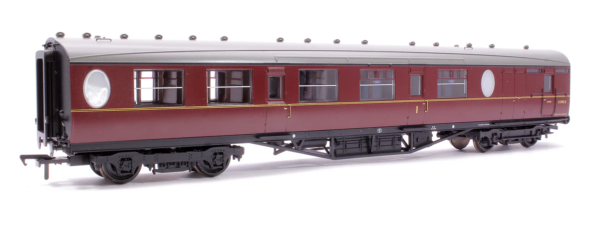 34-437A LNER Thompson Brake Composite Corridor BR Maroon No. E1193E - Image 3