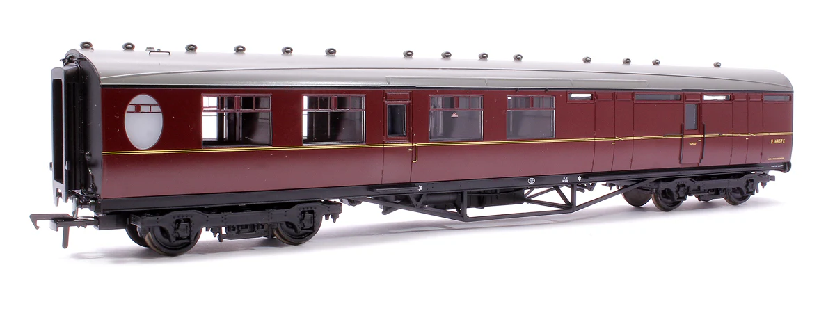 34-462 LNER Thompson Brake Second Corridor BR Maroon No. E16857E