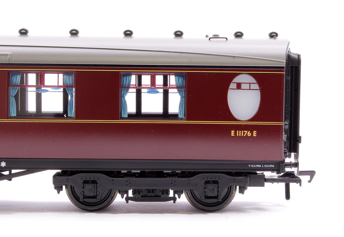 34-487 LNER Thompson First Corridor BR Maroon No. E11176E - Image 5