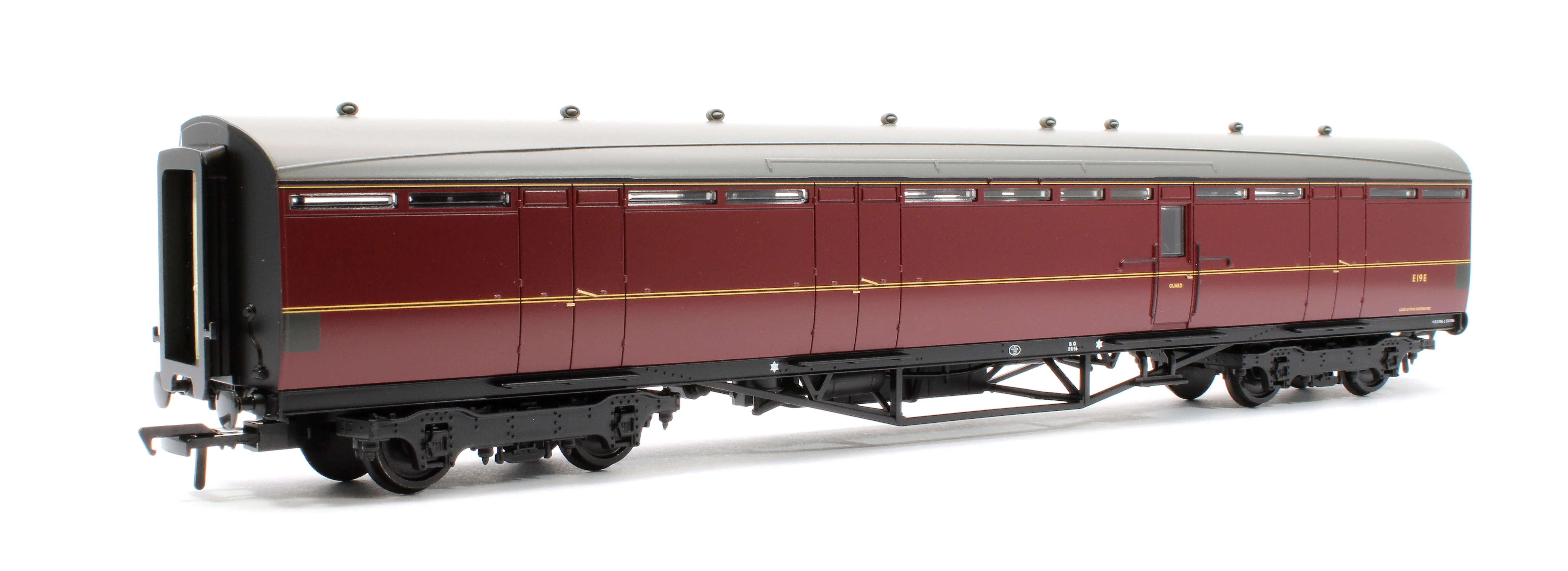 34-362A LNER Thompson Full Brake BR Maroon No. E19E - Image 3