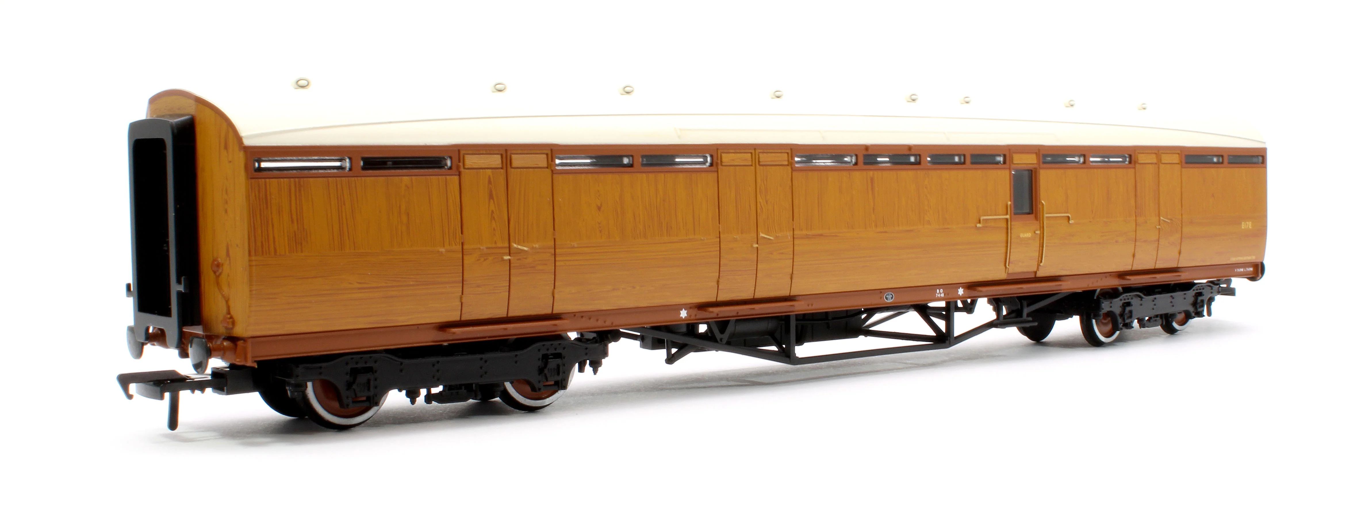 34-360 LNER Thompson Full Brake LNER Teak Effect No. E17E - Image 3