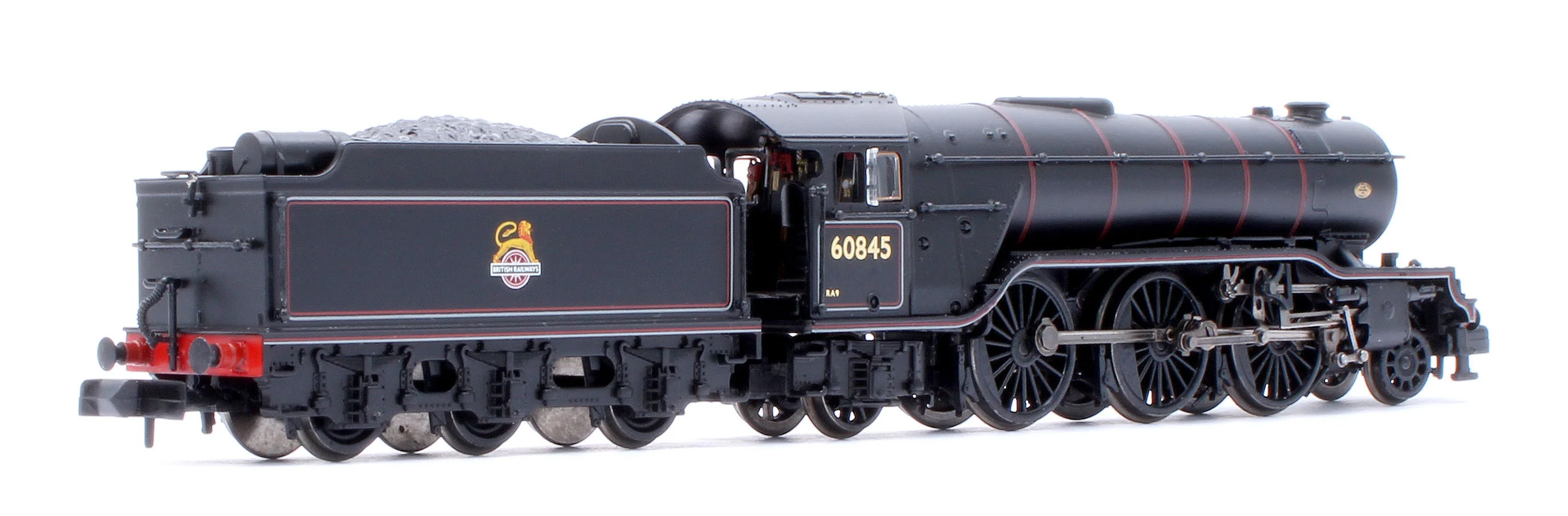 372-612 LNER V2 60845 BR Lined Black (Early Emblem) Steam Locomotive - Image 3