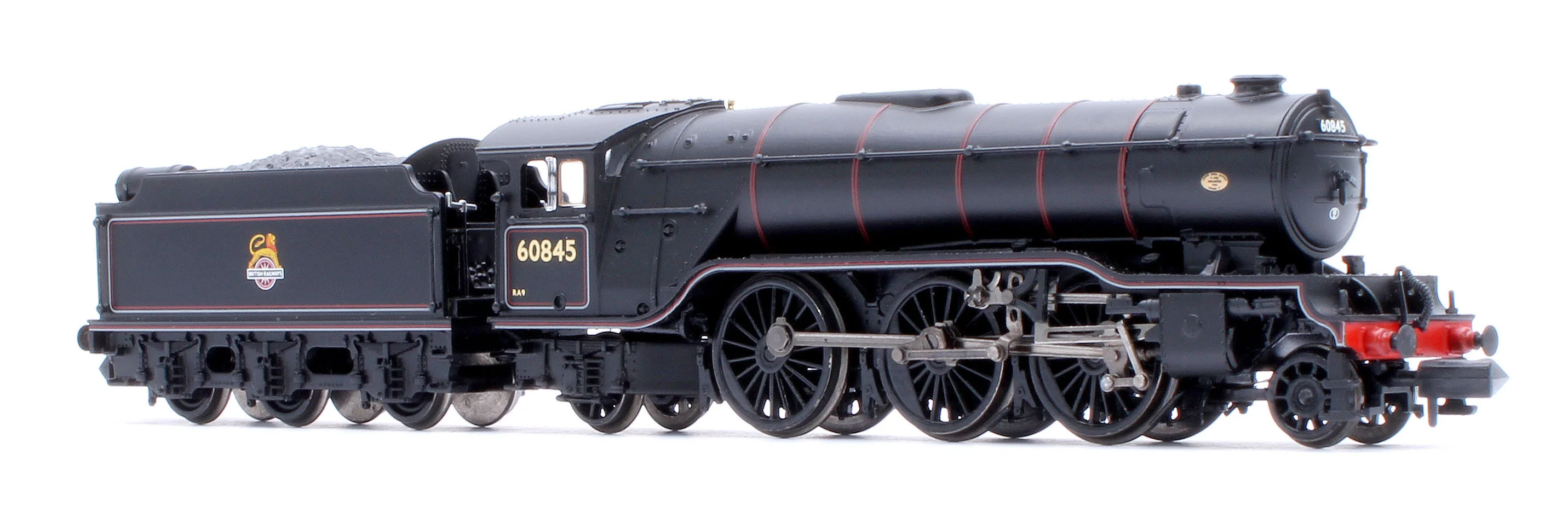372-612 LNER V2 60845 BR Lined Black (Early Emblem) Steam Locomotive - Image 4