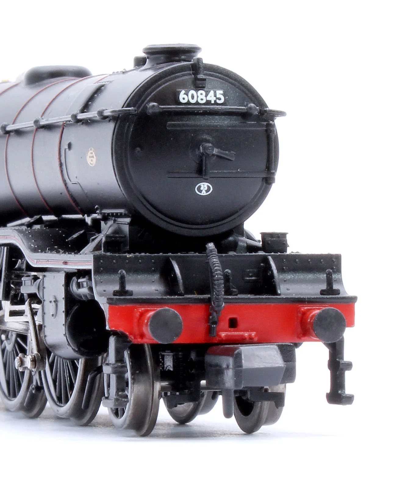 372-612 LNER V2 60845 BR Lined Black (Early Emblem) Steam Locomotive - Image 9
