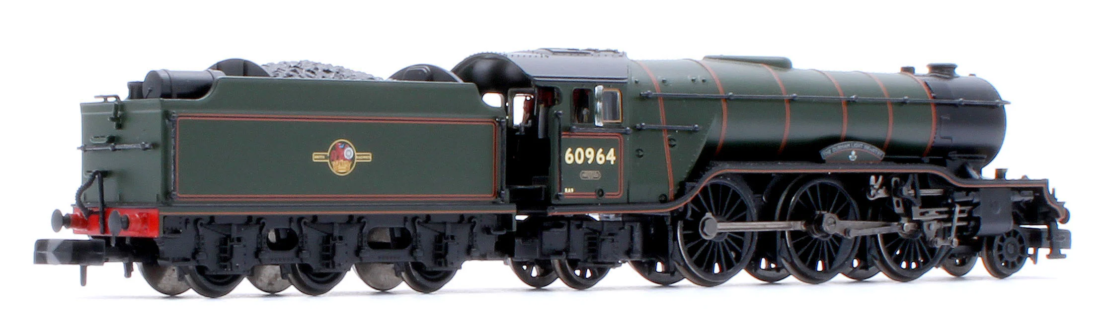 372-613SF LNER V2 60964 'Durham Light Infantry' BR Lined Green (Late Crest) Steam Locomotive - DCC Sound - Image 4