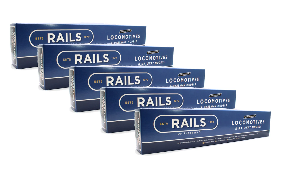 5XRails Box Lot of 5 Rails Replacement Boxes