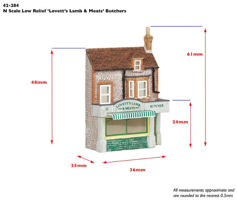 42-284 Low Relief 'Lovett's Lamb and Meats' Butchers - Image 2