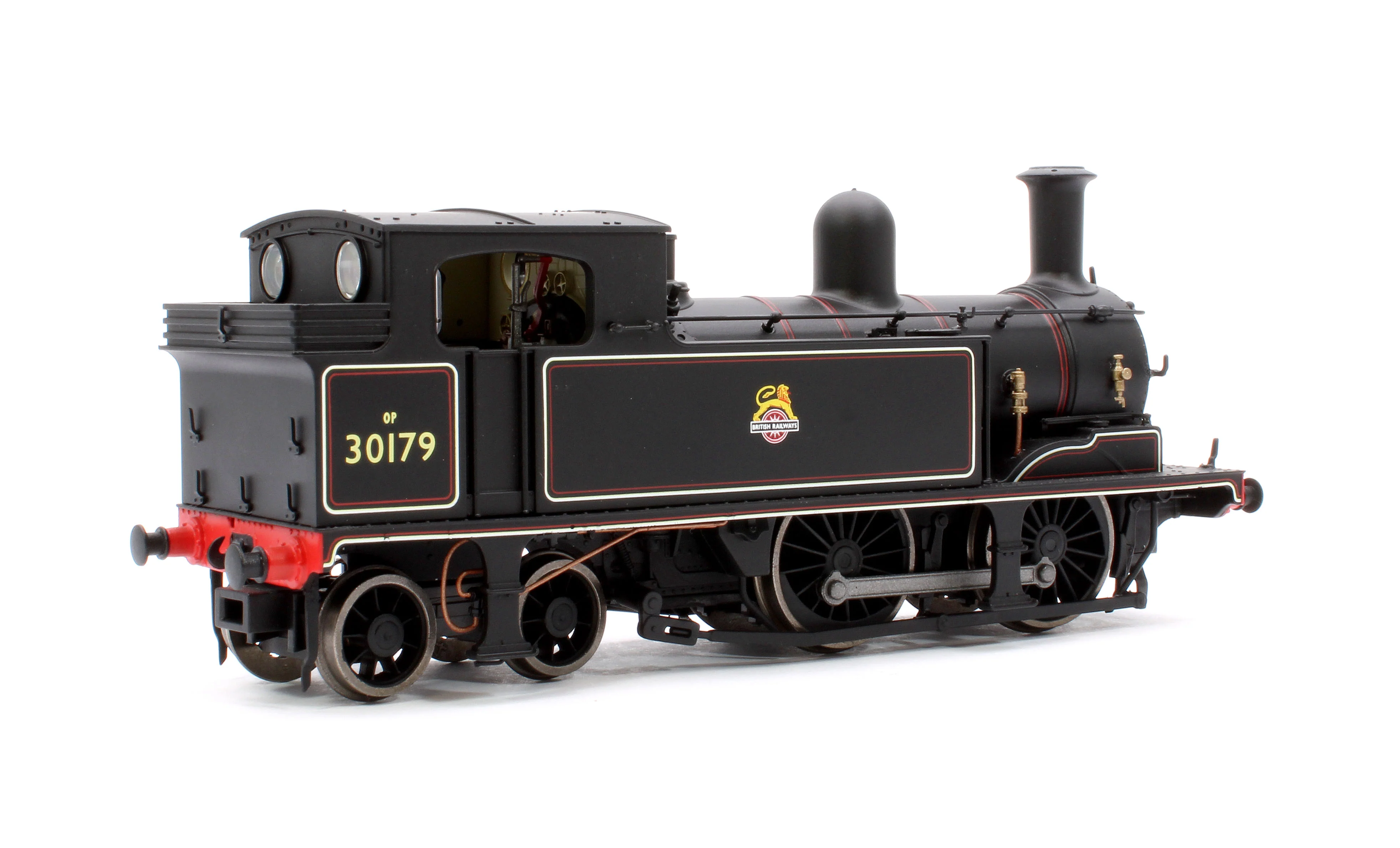 E85017 LSWR Adams O2 30179 BR Lined Black (Early Emblem) Steam Locomotive - Image 3