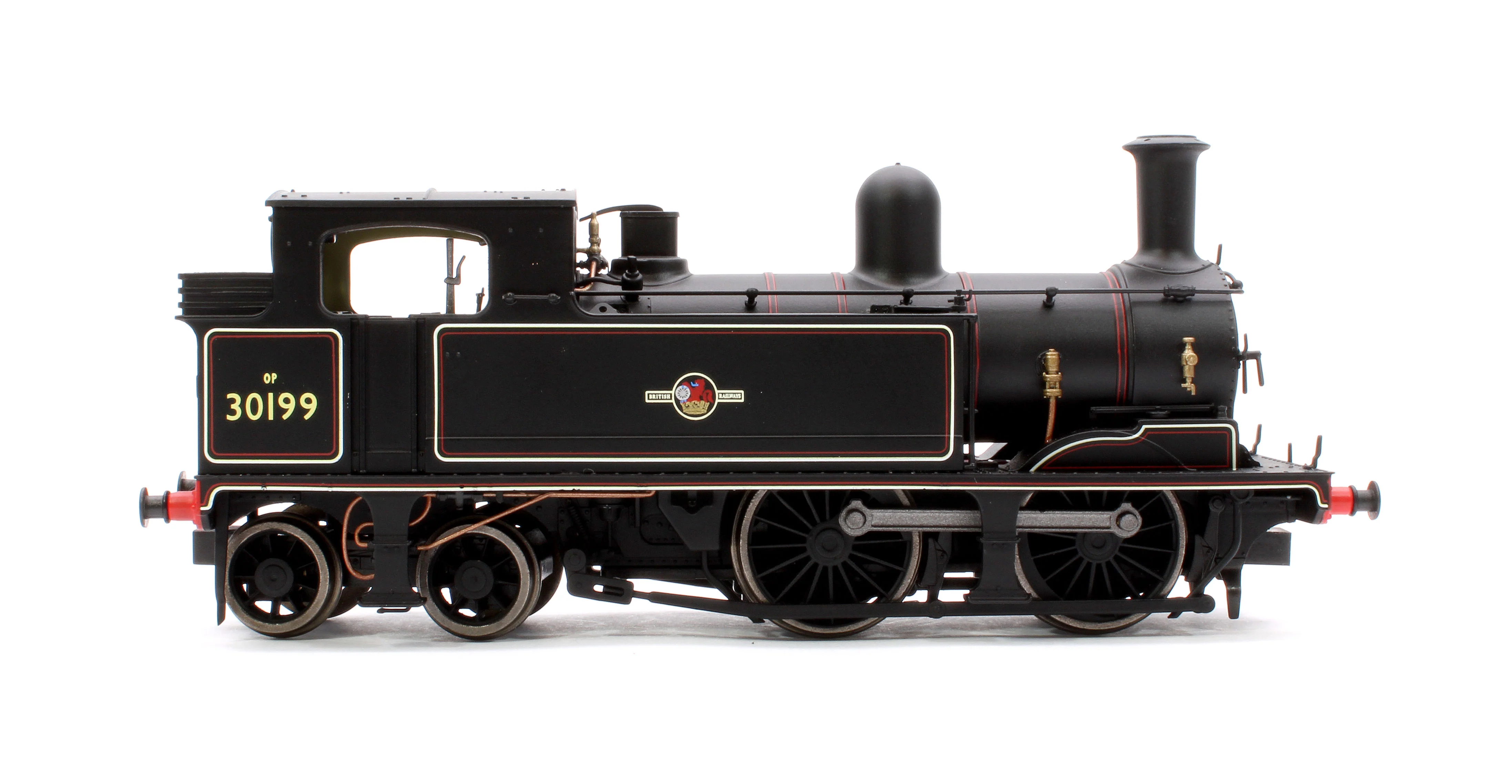E85018 LSWR Adams O2 30199 BR Lined Black (Late Crest) Steam Locomotive - Image 6
