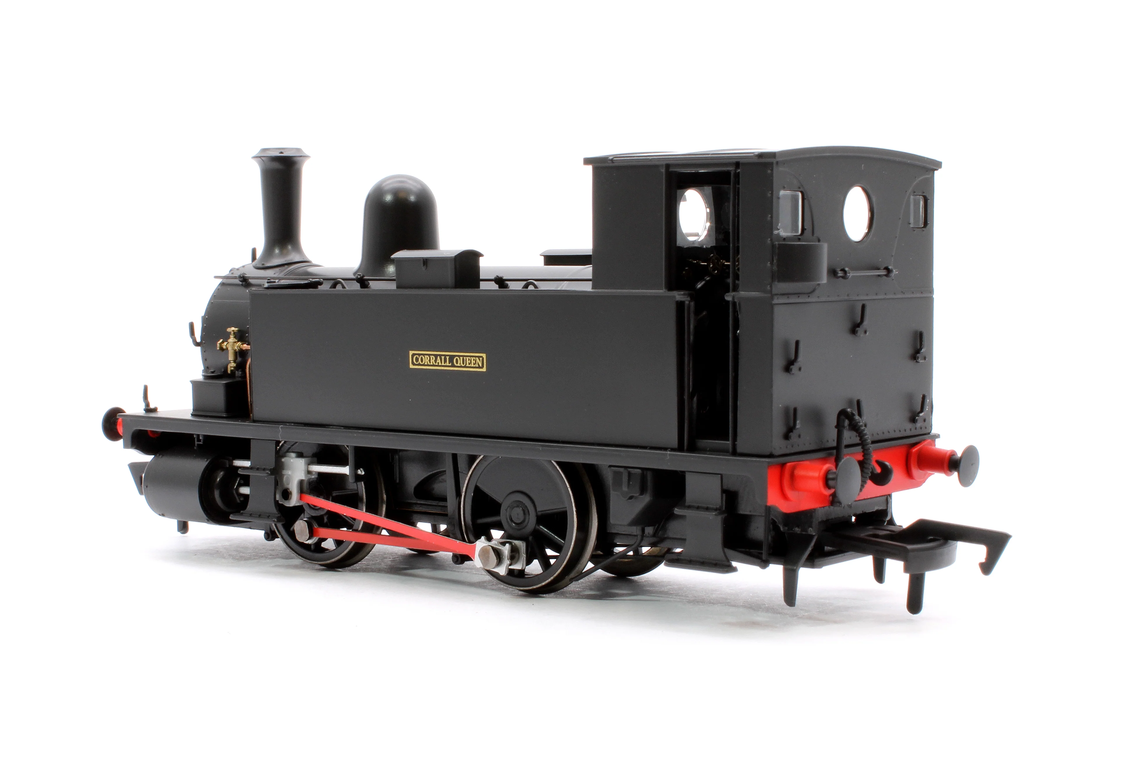 4S-018-016 LSWR Class B4 0-4-0T Black Corrall Queen 30096 - Steam Tank Locomotive - Image 2
