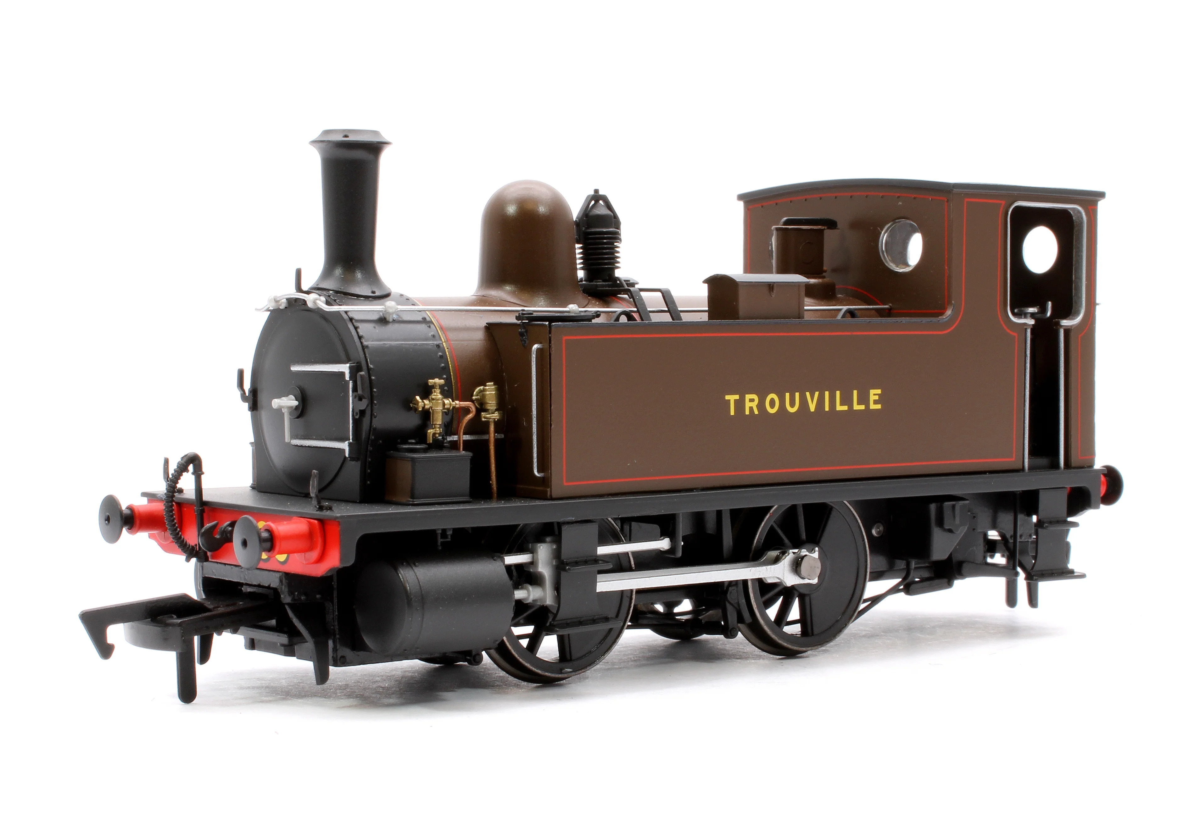 4S-018-014 LSWR Class B4 0-4-0T Trouville Brown 89 - Steam Tank Locomotive