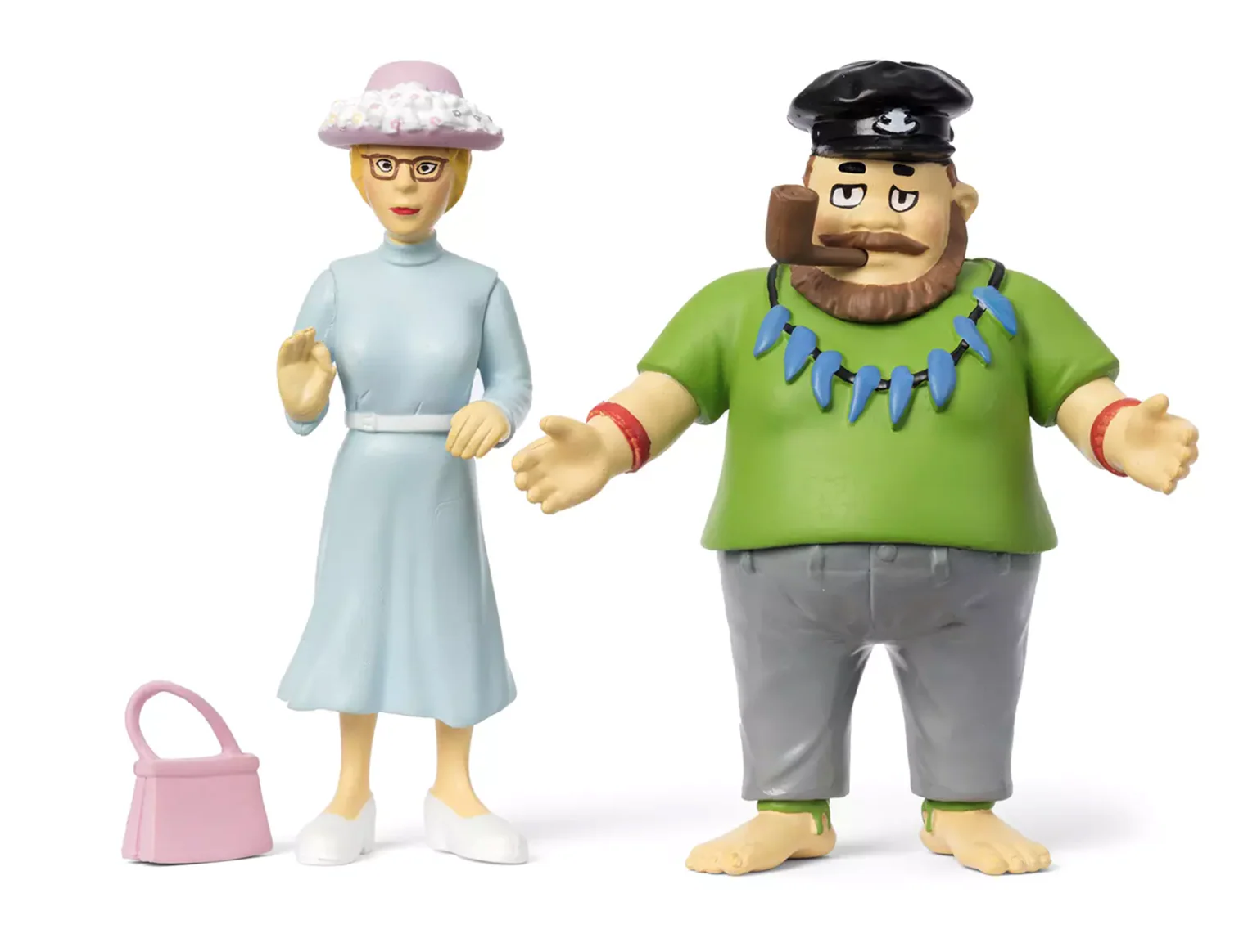 44379800 Pippi Longstocking Ephraim and Miss Prysselius Figure Set - Image 2
