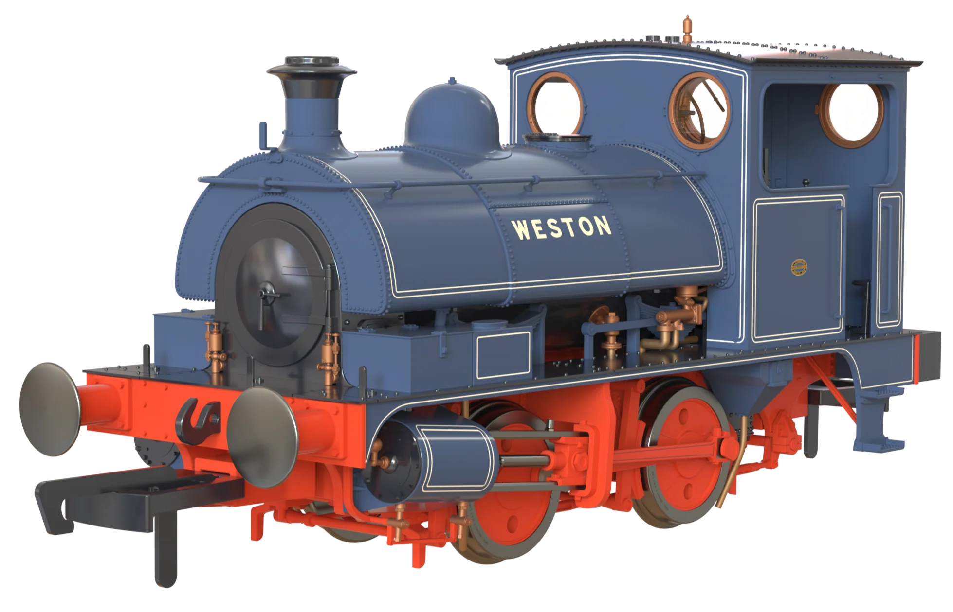 C1022 LYR 'Pug' 0-4-0ST "Weston" ICI Widnes 'Old World' Blue Steam Locomotive