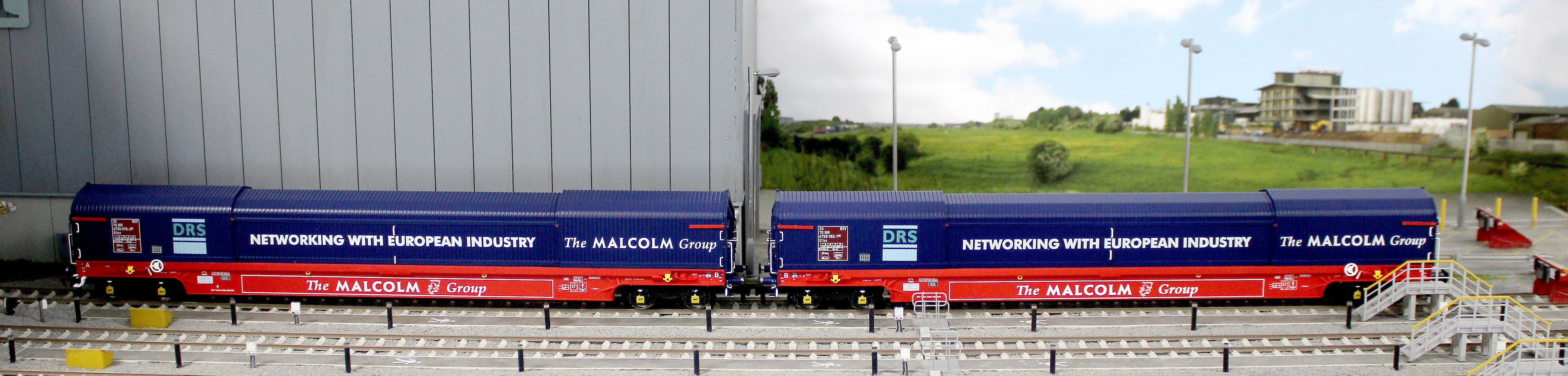 RT-OO-KSA-205A KSA 'Cube' DRS / Malcolm Logistics Group Vans Twin Pack - Image 10