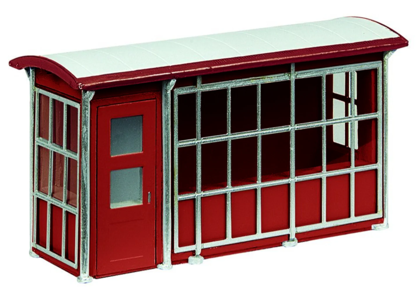 44-0545A Metal Platform Shelter - Red