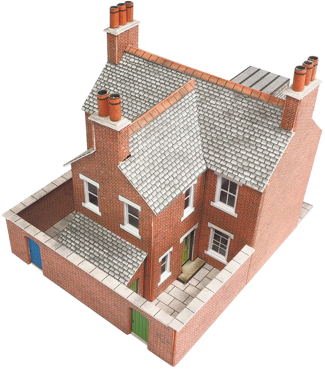 PN103 Terrace Houses in Red Brick – 2021 Design Building Kit - Image 2