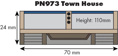 PN973 Low Relief Town House Kit - Image 3