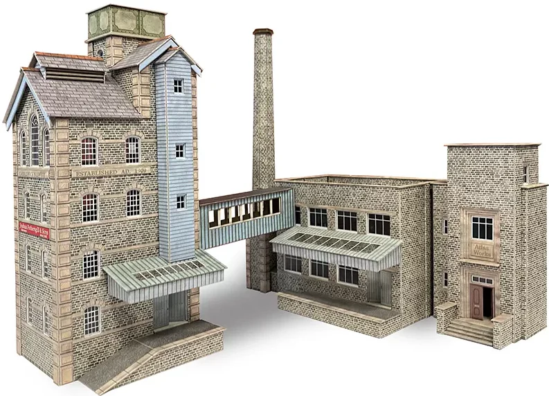 PN991 N Old Mill Chimney Stack Building Kit - Image 2