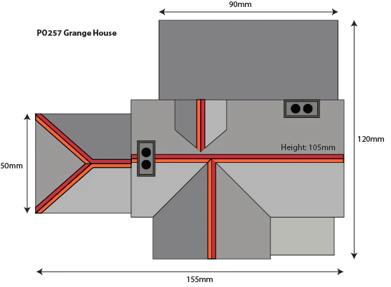 PO257 PO257 Grange House Building Kit - Image 4