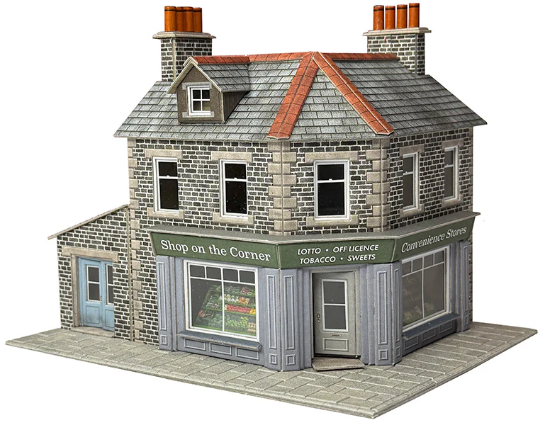 PO309 OO/HO Scale Corner Shop or Pub Stone Kit - Image 2
