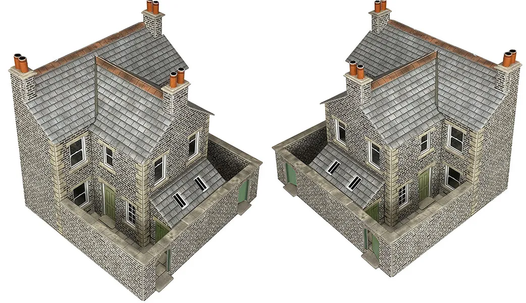 PO305 Terraced House Backs Stone Kit - Image 2