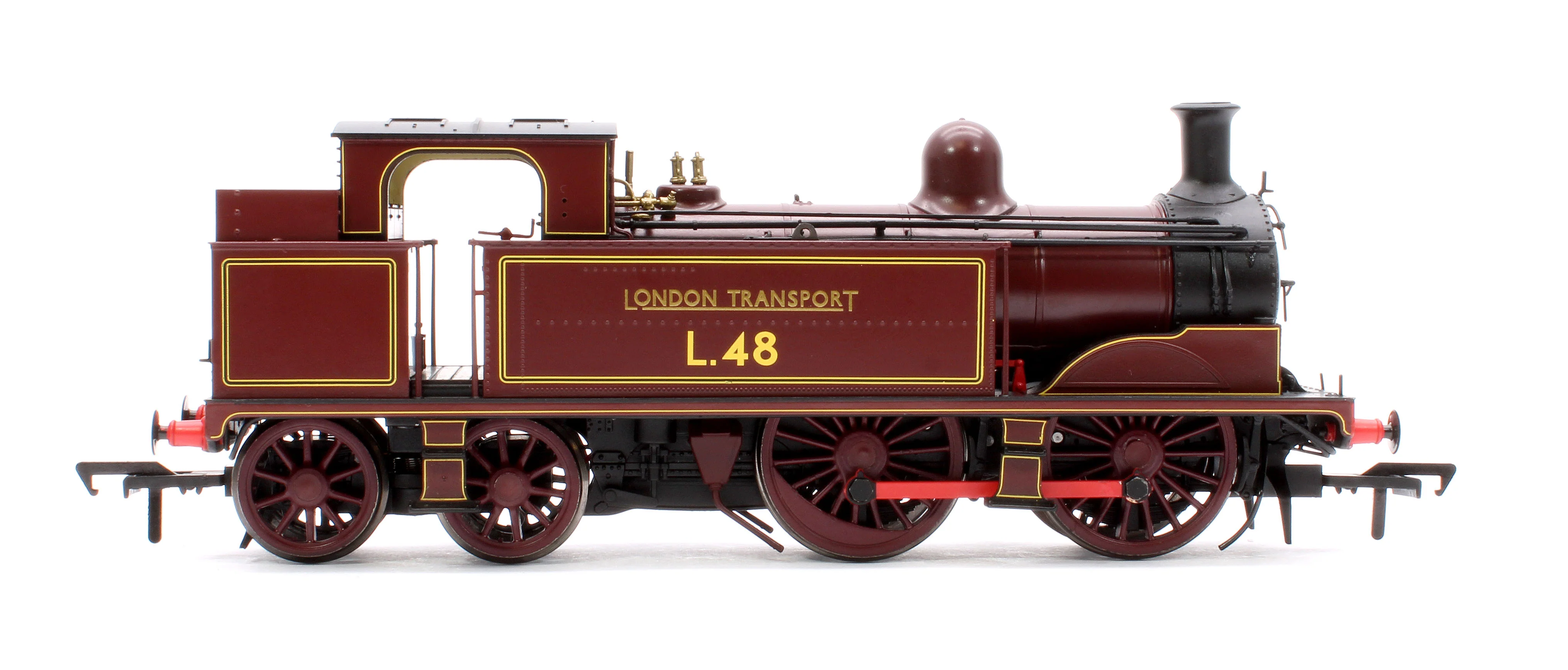 909502 Metropolitan Railway E Class No. 1 0-4-4T No. L48, London Transport Lined Maroon - Steam Tank Locomotive - DCC Sound Fitted - Image 6