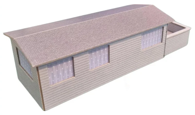 076-001 1:76 Scale Static Caravans Model Card Kit (Pack of 2) - Image 4