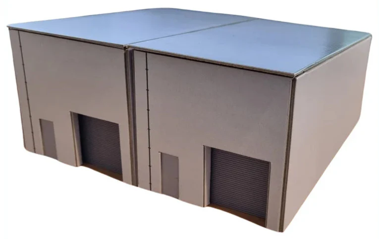 076-004 1:76 Scale Modern Retail Units Model Card Kit (Pack of 2) - Image 2