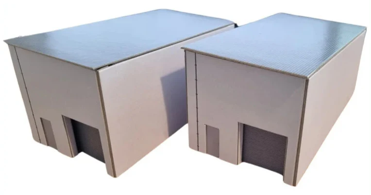 076-004 1:76 Scale Modern Retail Units Model Card Kit (Pack of 2) - Image 4