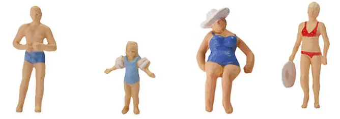 076-510 1:76 Scale Premium Bathing Figures (8 Pack) - Image 3