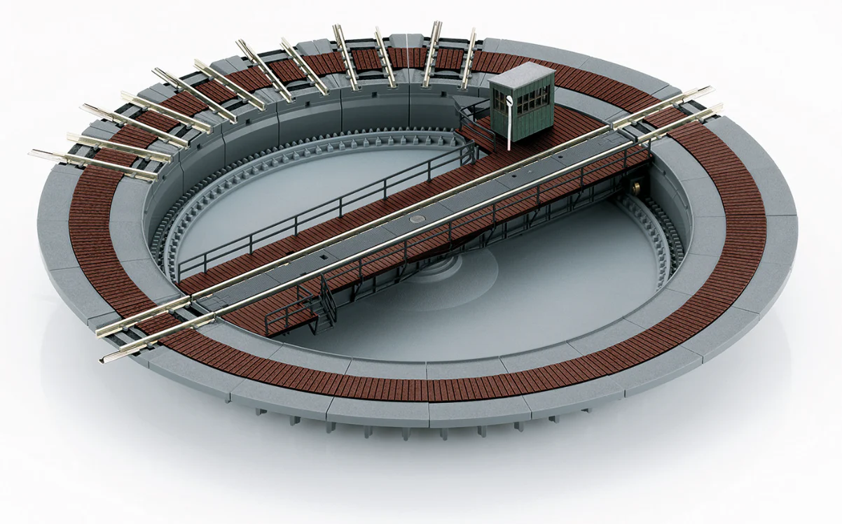 66570 Turntable With 8 Roads