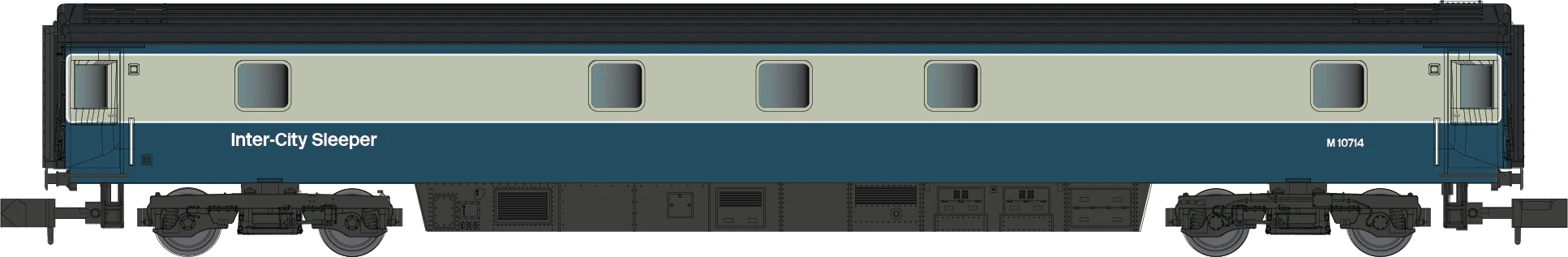2P-006-009 MK3 Sleeper Coach BR Blue Grey M10714