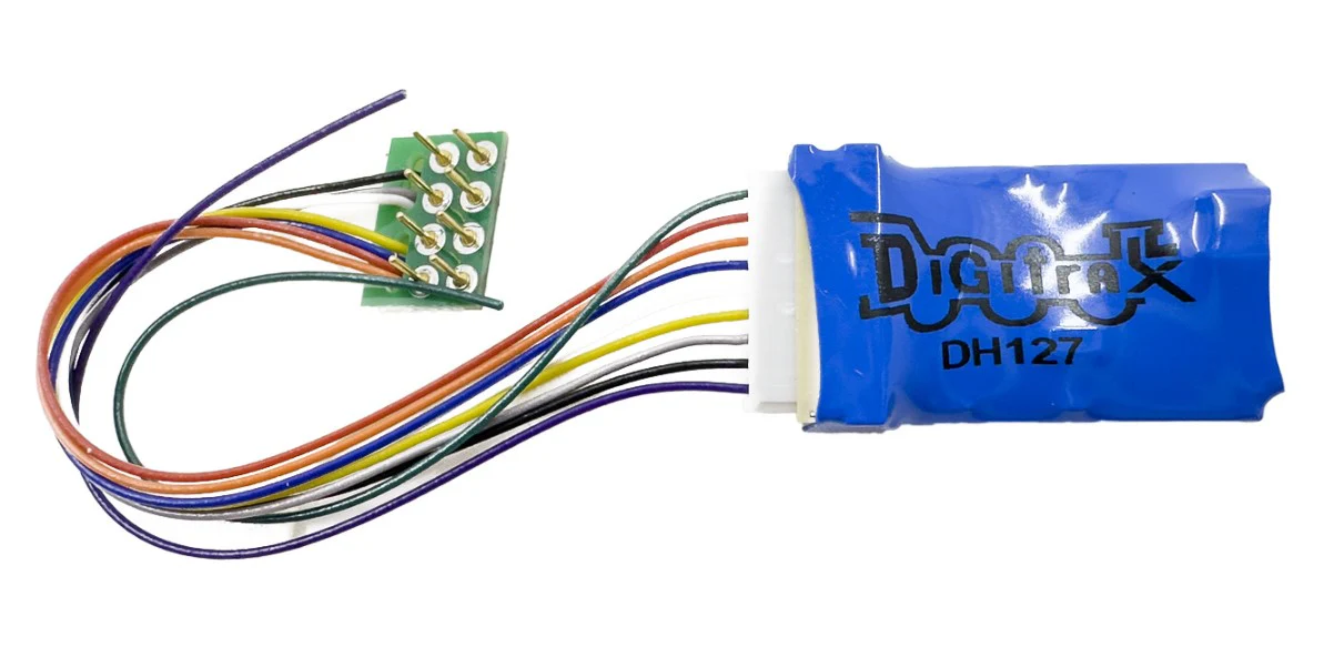 DH-DH127P Mobile Decoder 9 Pin Socket with Digitrax Easy Connect 3.0” Harness