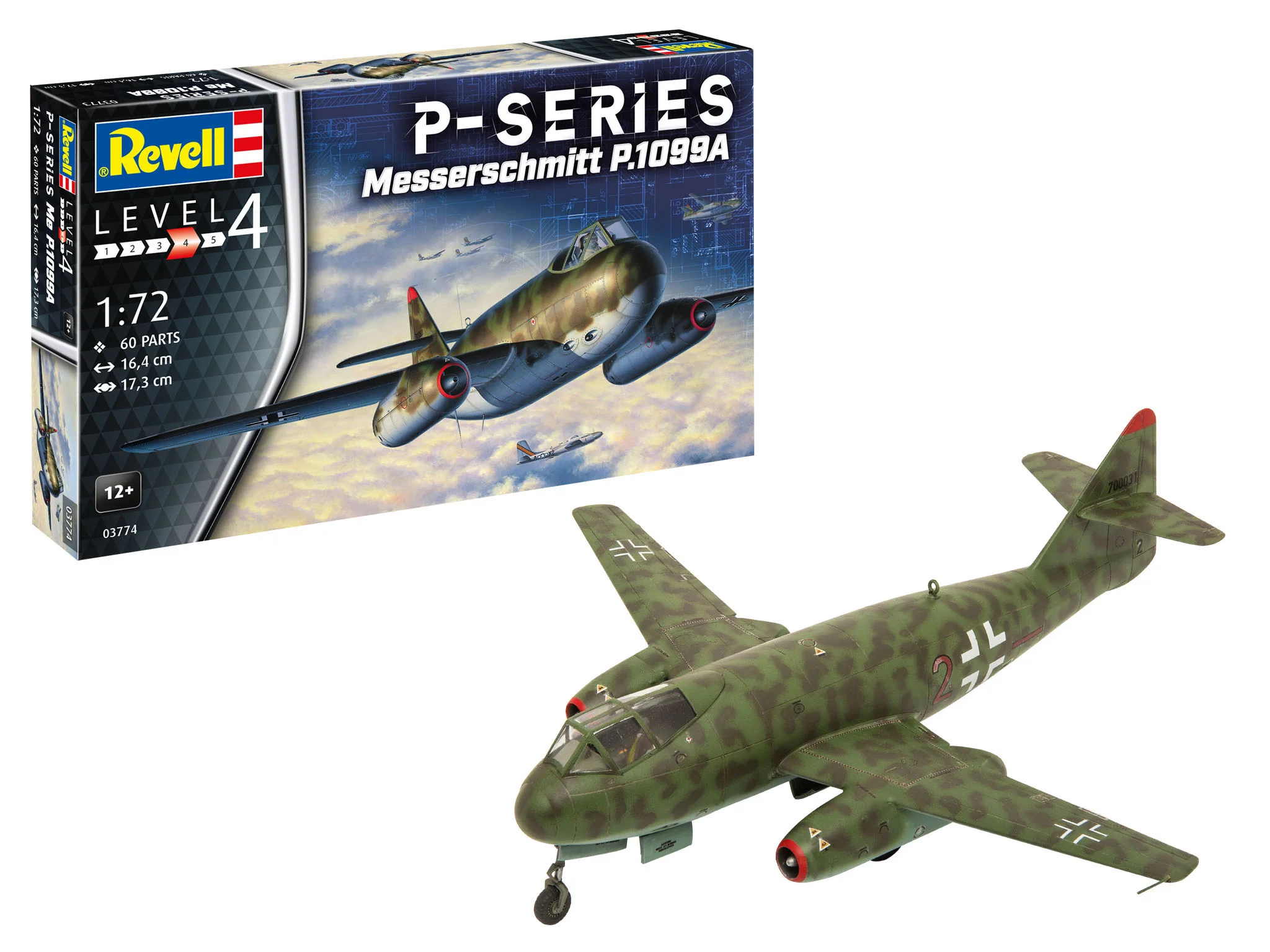 63774 Model Set Messerschmitt P.1099A - P-Series Model Kit