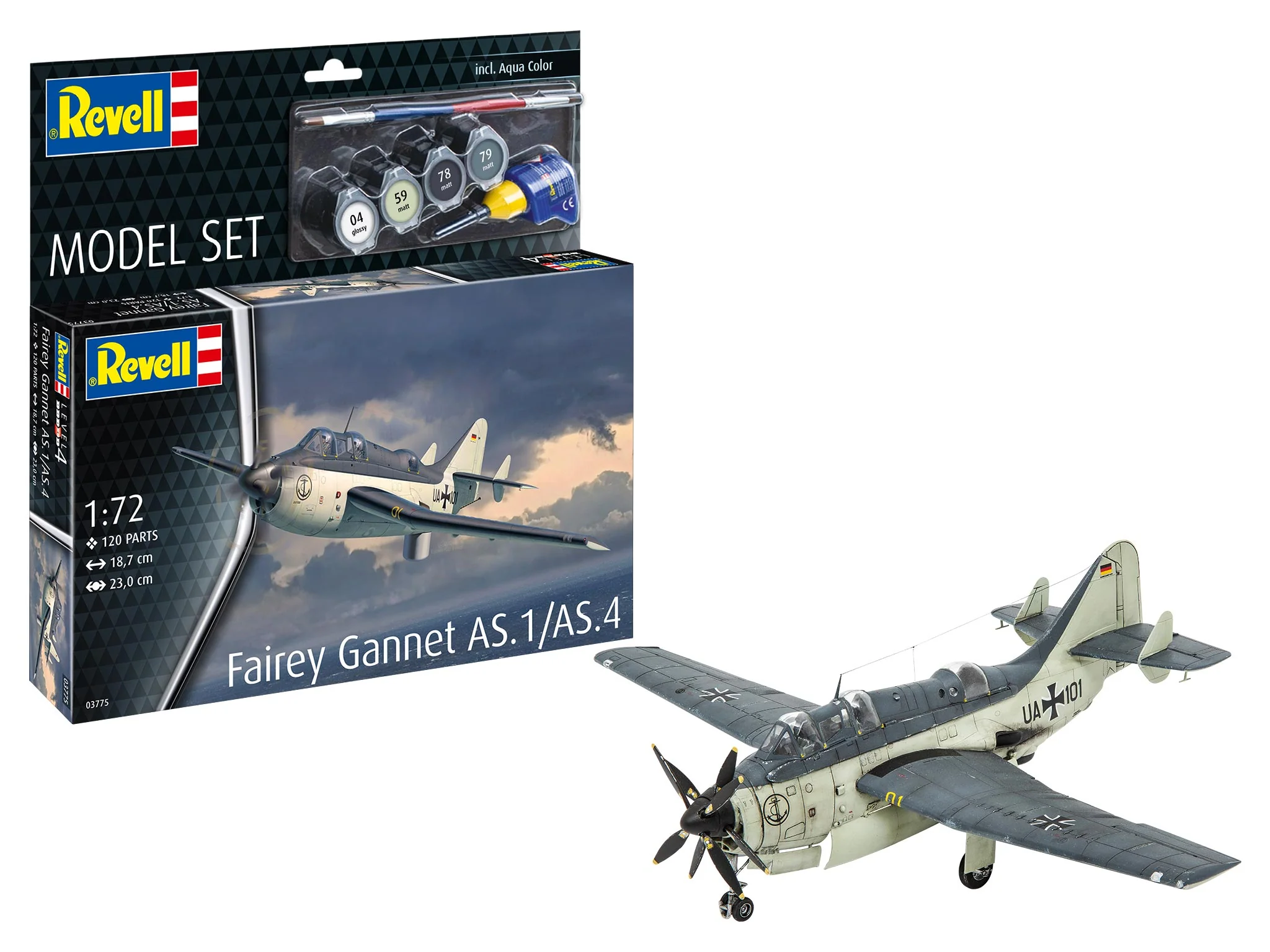 63775 Model Set Fairey Gannet AS.1-AS.4 Model Kit