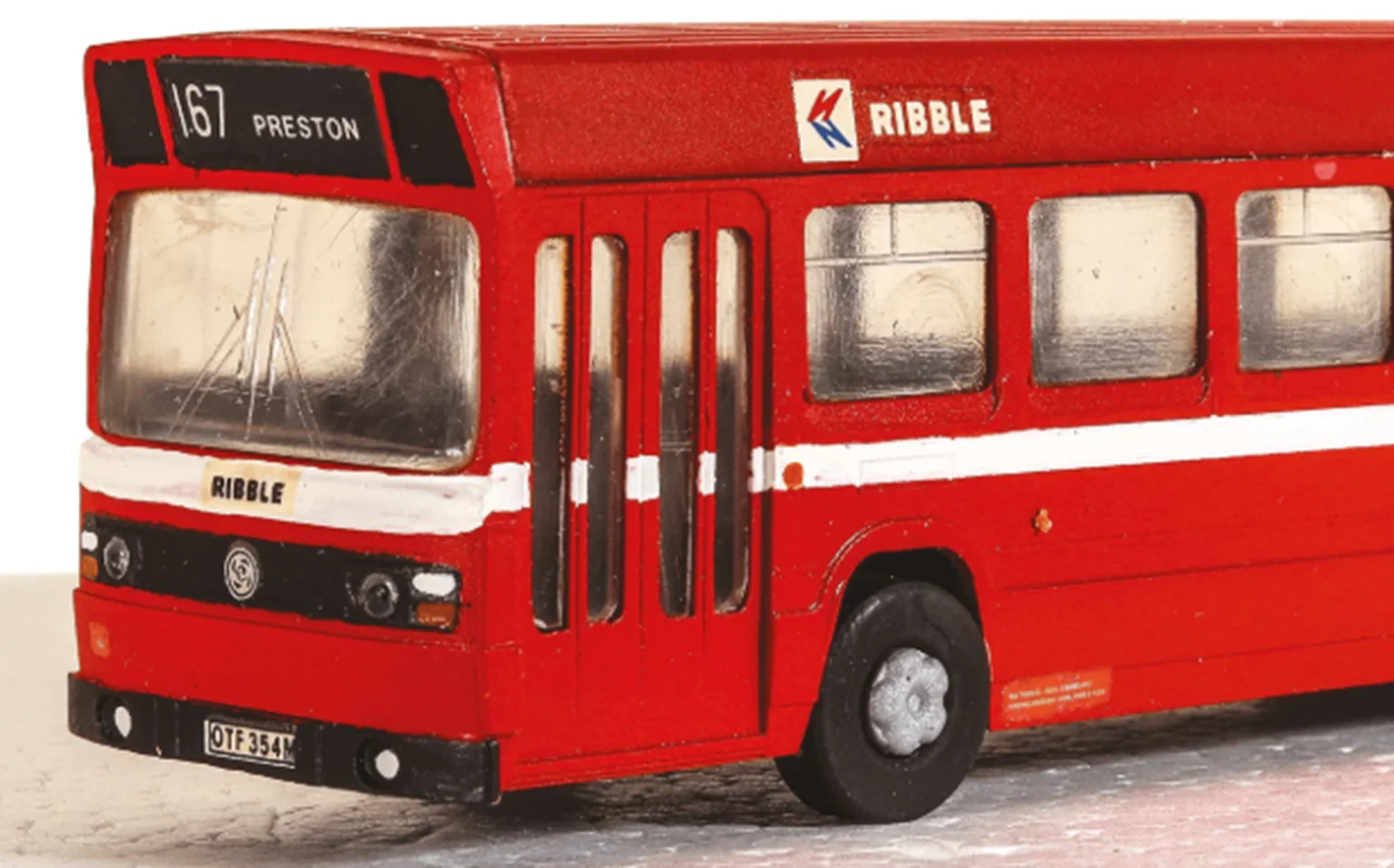 5142 Leyland National Single Decker Bus, Red Vari-kit