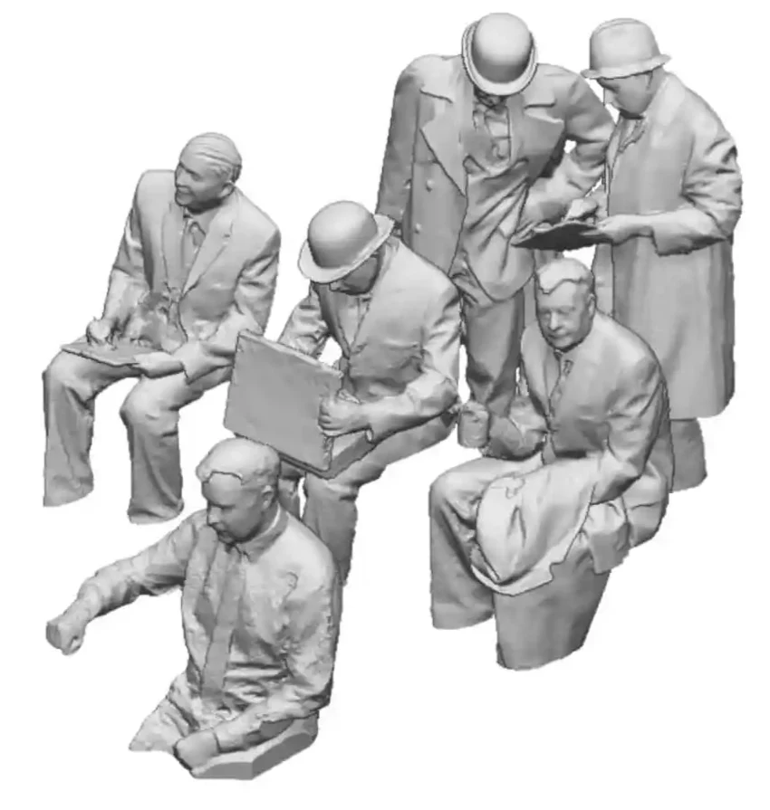 10205-043 O Gauge Loco Specific Crew - Caroline Early BR Staff